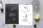 Italian Cuisine Vector Collection, a Graphic by MayaNavits (Thumbnail 2 of 16)
