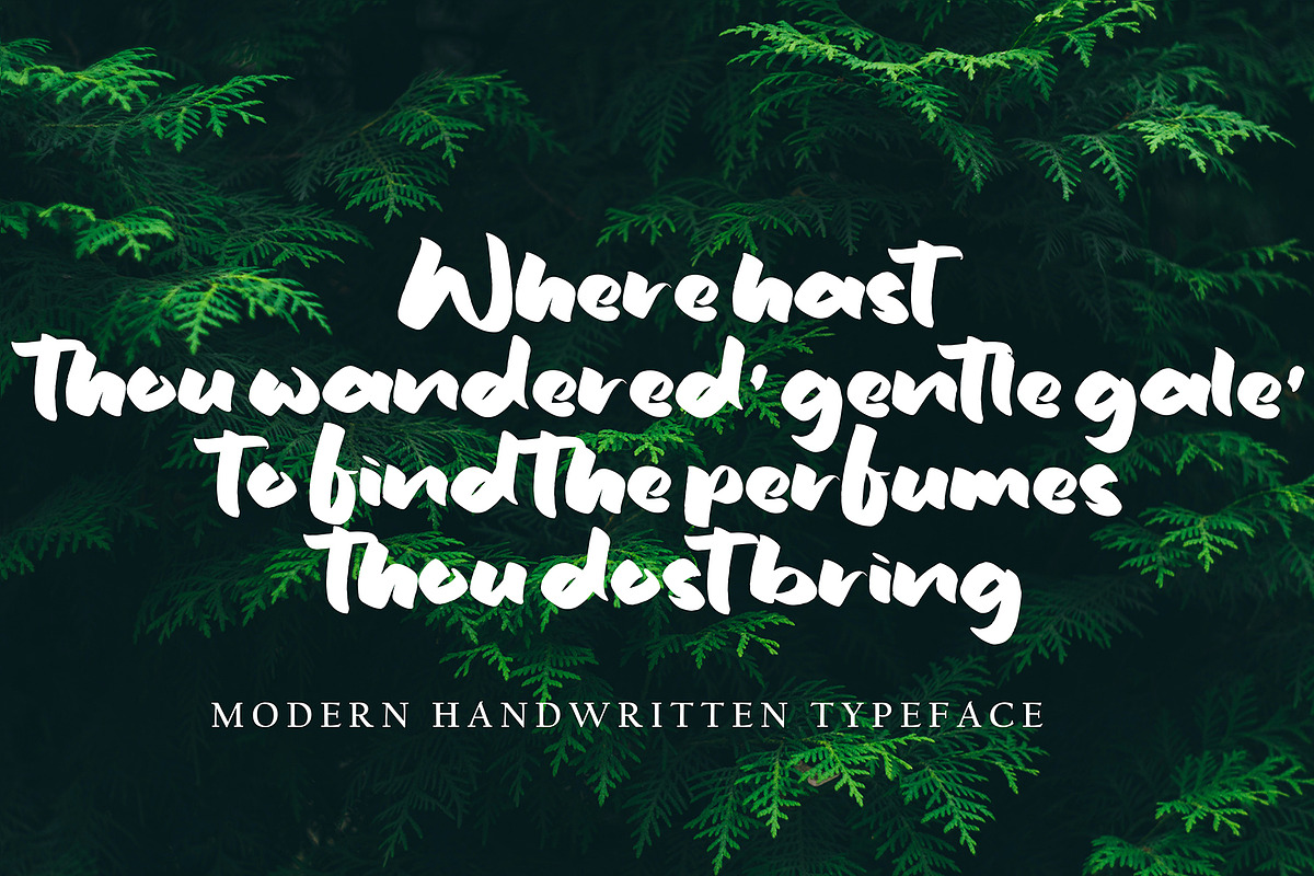 Dateng Bold, a Handwritten Font by pineungtype (Photo 2 of 7)