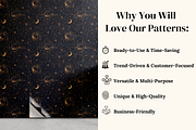 Astronomy Patterns & Prints, a Pattern Graphic by Ninterints (Thumbnail 4 of 17)