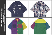 Work Shirt V2 - Mockup, a Shirt Mockup by DaldSgh (Thumbnail 7 of 17)