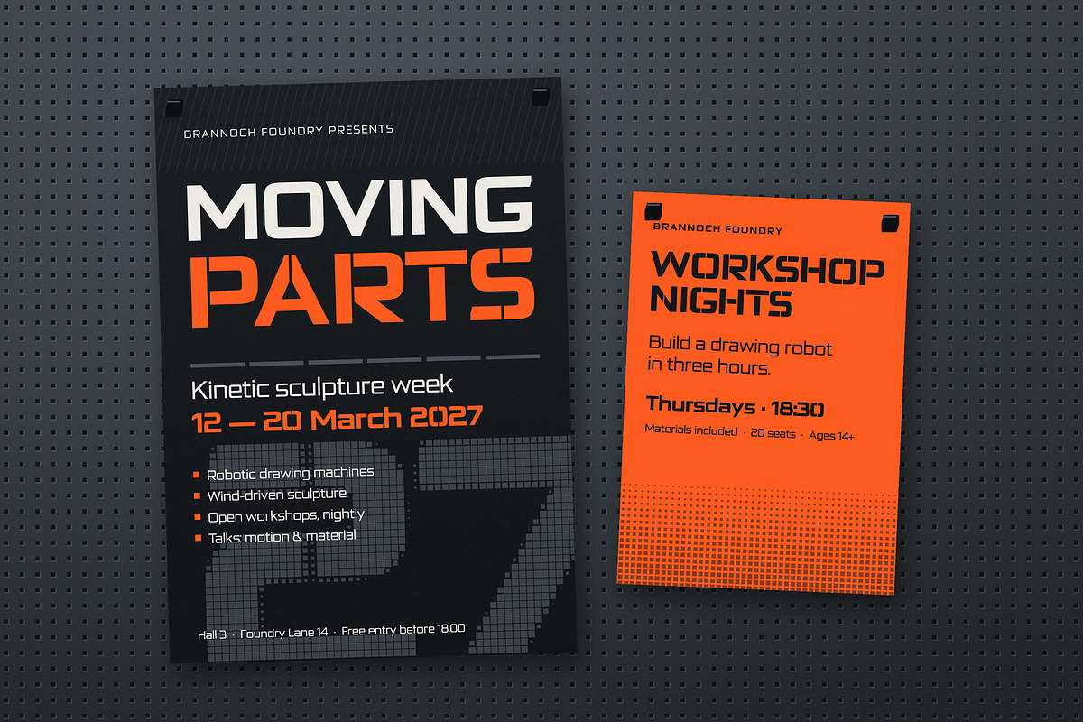 Thrennic: Industrial Tech Font, a Sans Serif Font by Build Interactive (Photo 7 of 7)
