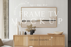 Frame TV Mockup