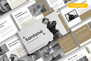 Santana – Fashion  Google Slide, a Presentation Template by kreatifreya (Thumbnail 1 of 5)