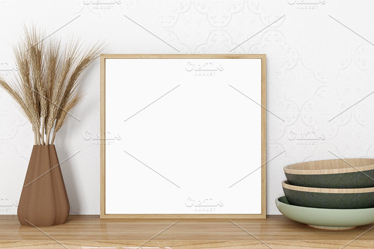 Frame Mockup Bundle Boho - 03, a Print Template by Mockup Shop (Photo 7 of 15)