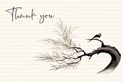 Zen Brushstrokes Sumi-e Clipart Set, an Illustration by Dazzling Art Boutique (Thumbnail 11 of 11)