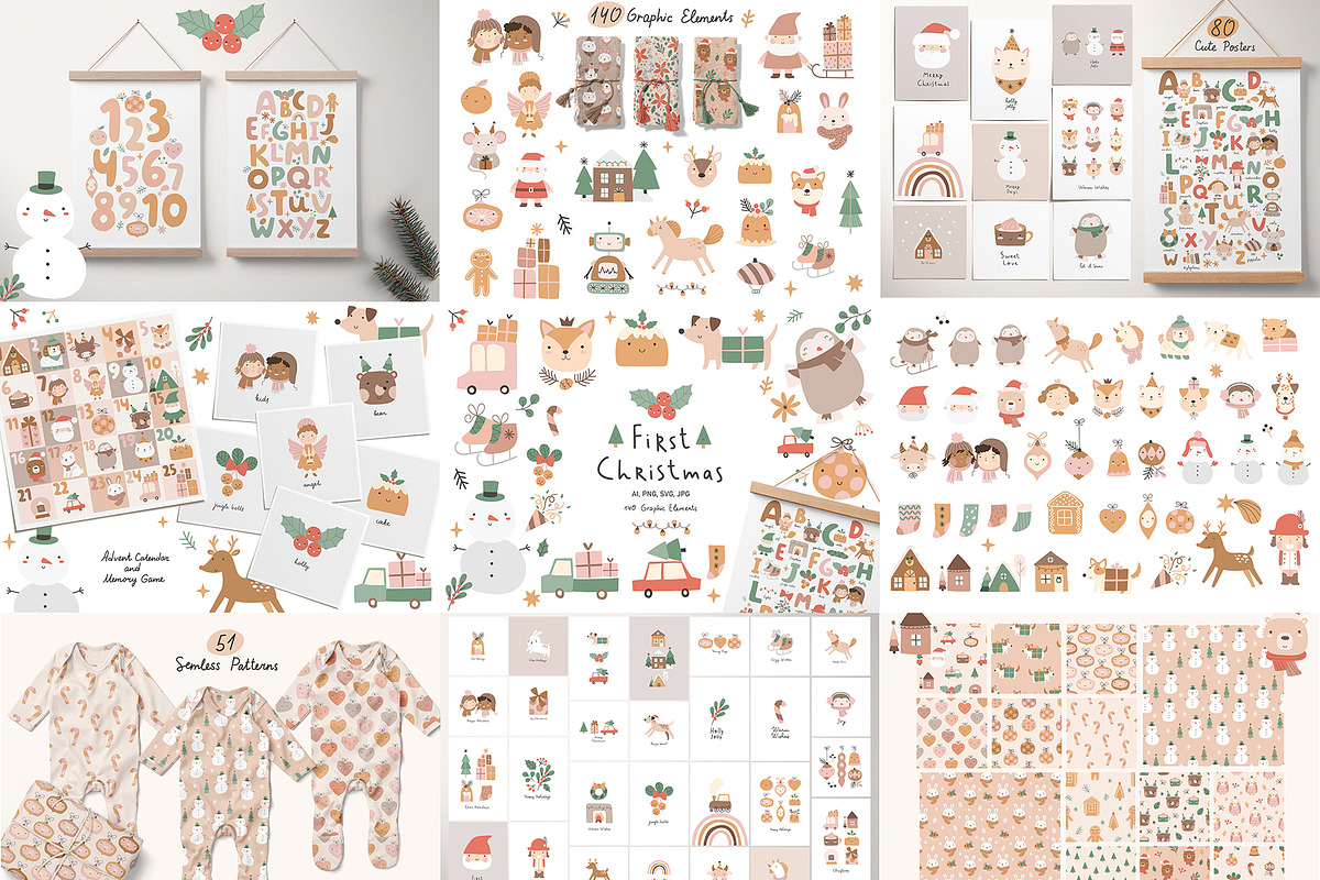Whale shop bundle Baby animals, an Animal Illustration by OxanaTally (Photo 9 of 24)