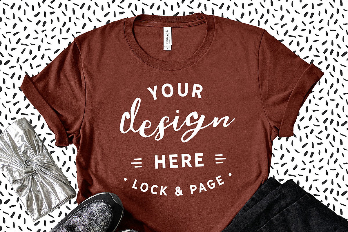 Bella Canvas 3001 Graphic Mockups, a Shirt Mockup by lock and page (Photo 52 of 65)