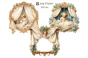 Baby Curtain PNG Clipart, a Person Illustration by Memories By Lea (Thumbnail 2 of 8)