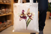 Watercolor Orchid Clipart, an Illustration by Rose Art (Thumbnail 4 of 7)