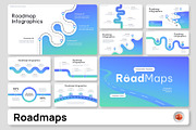 Roadmap Infographic PowerPoint, a Presentation Template by Premast (Thumbnail 1 of 4)
