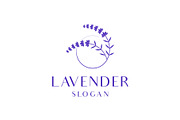 Lavender Violet Floral Logo, a Branding & Logo Template by ika trisiana (Thumbnail 2 of 2)