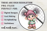 Black History Month Gnome Girl Clipa, an Illustration by RobertsArt (Thumbnail 2 of 6)