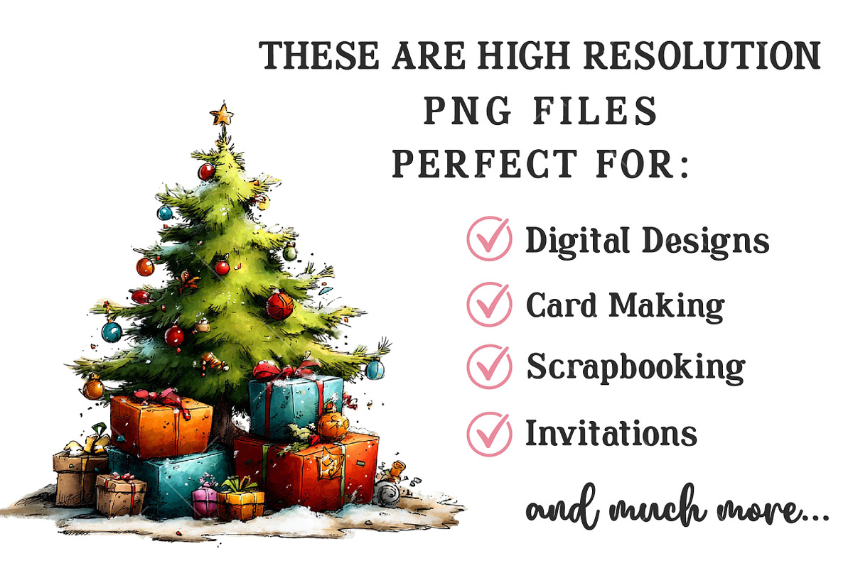 Quirky Christmas Clipart, an Illustration by OK Design (Photo 4 of 6)