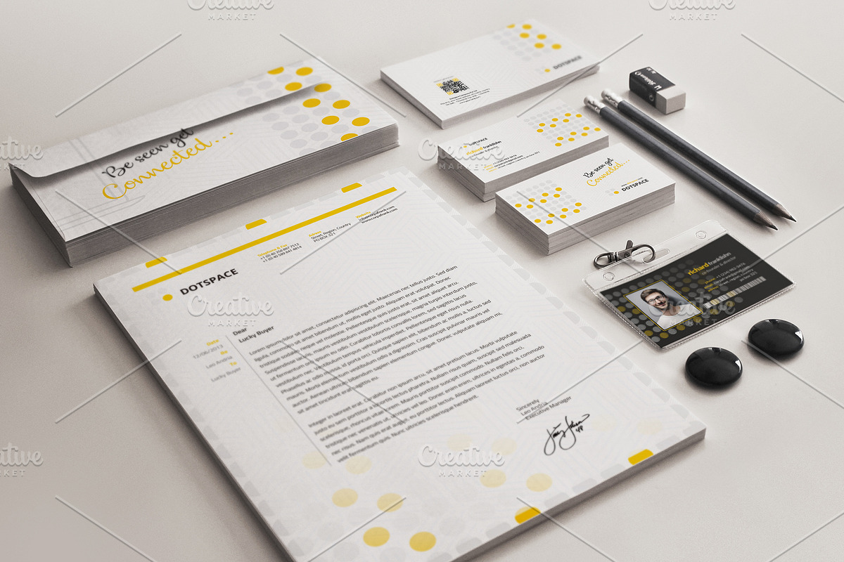 Dotspace Full Corporate Identity, a Stationery Template by Mastergfx (Photo 2 of 15)