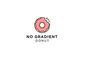 No Gradient Donut, a Branding & Logo Template by Logocreative