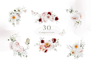 4-in-1 Watercolor Floral Bundle 02, an Illustration by Karma (Thumbnail 11 of 34)