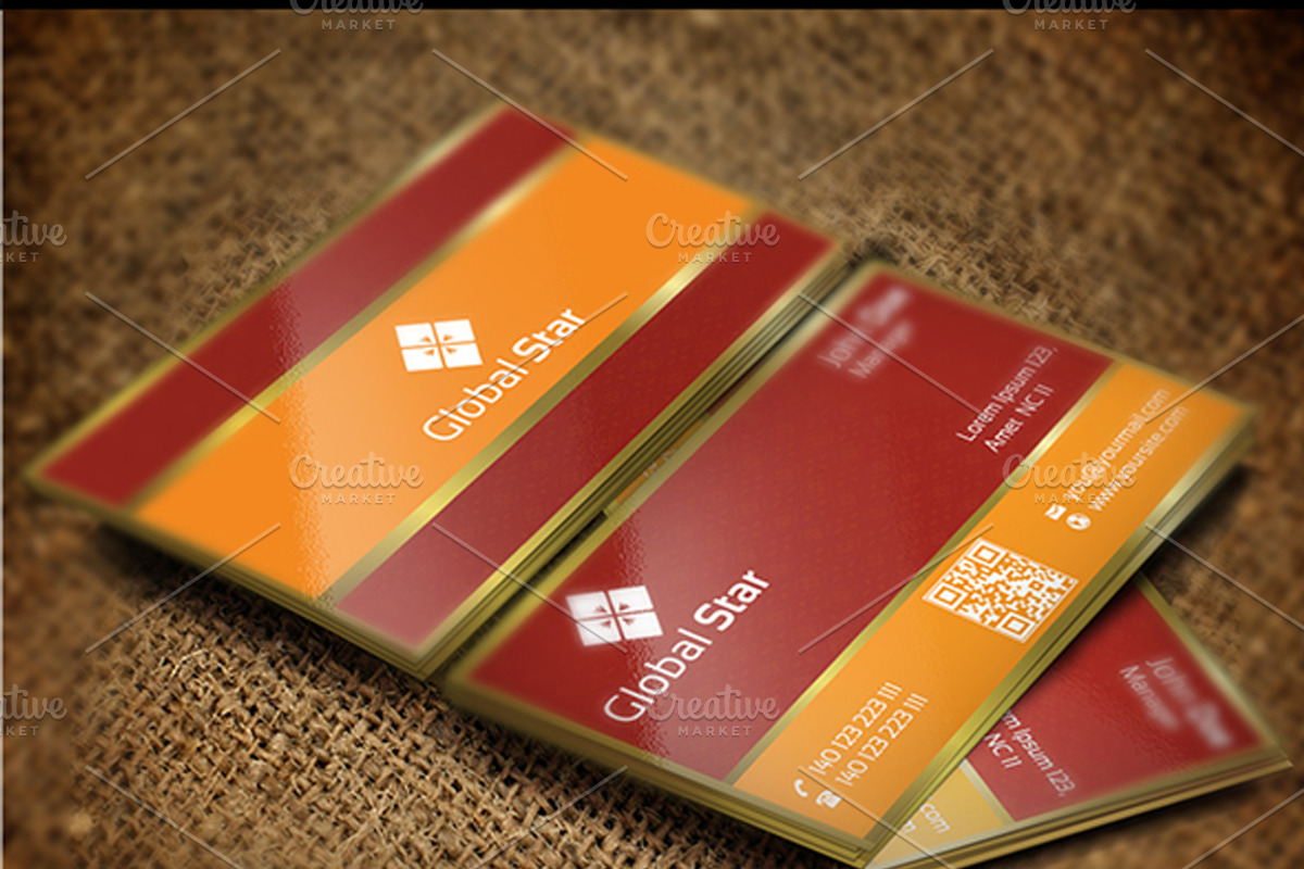 Golden Business Card, a Business Card Template by Zia Grfx (Photo 2 of 3)