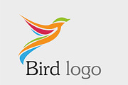 Colorful Humming Bird Logo Template, a Branding & Logo Template by Raj Shop (Thumbnail 1 of 6)