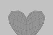 Heart Simple, HiRes and LowPoly, an Object 3D Model by CGTech (Thumbnail 6 of 8)
