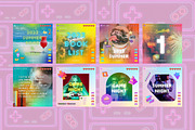 Instagram Template Canva Post Game, a Social Media Template by Keikoya (Thumbnail 5 of 11)