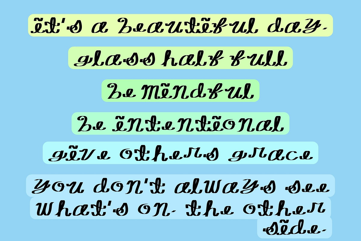 SWIRL a hand-drawn script, a Script Font by Eryn Rose Design (Photo 12 of 22)