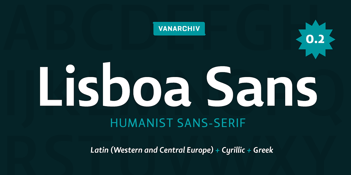 Lisboa Sans, a Sans Serif Font by Vanarchiv (Photo 1 of 4)
