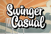 Swinger Casual, a Font by Art And Sign Unlimited (Thumbnail 1 of 3)