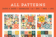 Geo Trio Pattern Bundle, a Pattern Graphic by Anugraha Design (Thumbnail 5 of 13)