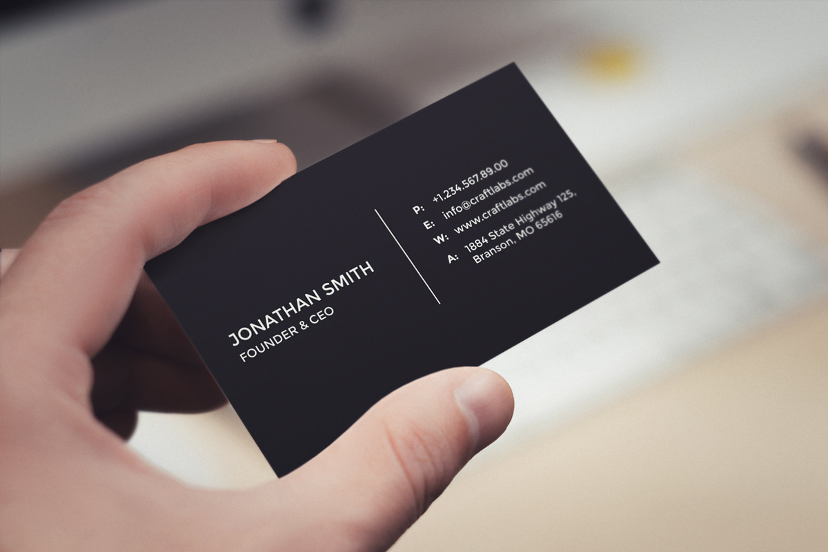 Simple Minimal Business Card 6, a Business Card Template by ND Design (Photo 3 of 8)