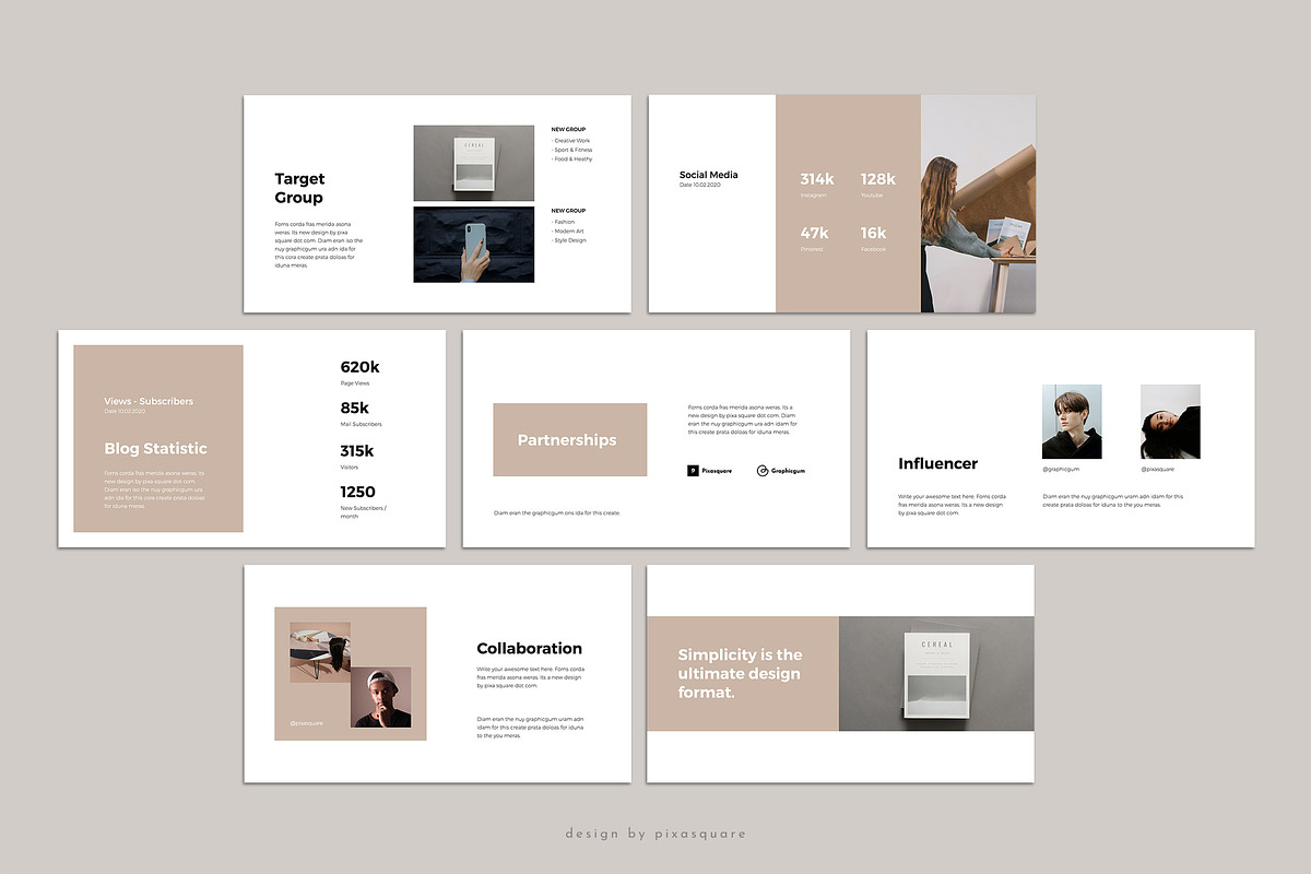 MACA - Keynote Media Kit Template, a Presentation Template by PixaSquare