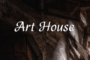 Art House - Script Luxury Font