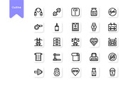 Fitness Icons, a Duotone Icon by HacaStudio (Thumbnail 2 of 3)