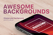 iPhone X Mockup - Lying On Surface, an iPhone Mockup by Mockups & Illustrations (Thumbnail 7 of 11)