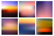 20 sunset gradients + 4 bonus card, a Texture Graphic by Olha Kozachenko (Thumbnail 4 of 6)