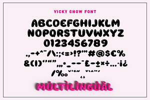 Vicky Chow - Chubby 3D Balloon Font