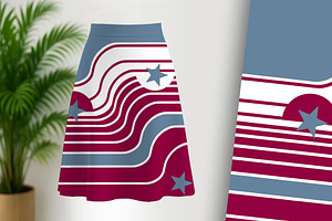 Sporty Wine and Grey Stripe, a Background Graphic by Sharon Schwalbe