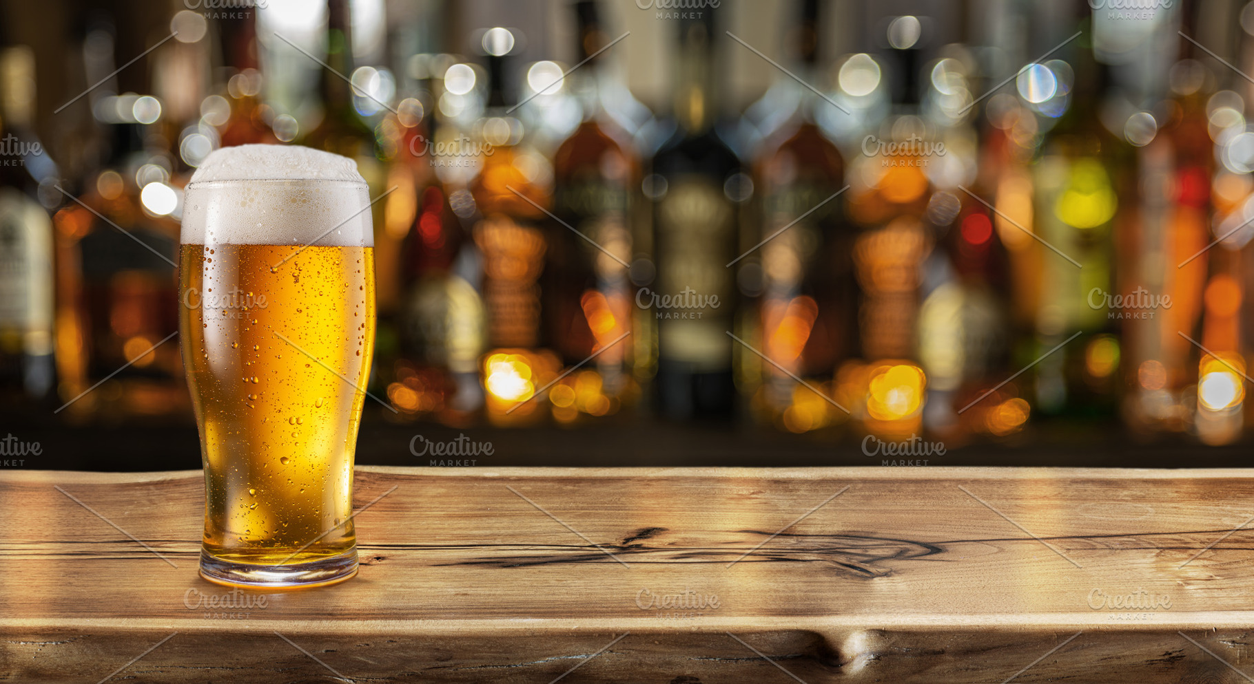Glass of chilled beer, a Food & Drink Photo by Volff