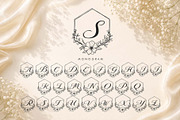Santhina Flower Monogram, a Handwritten Font by Yoga Letter (Thumbnail 4 of 6)