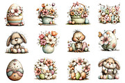 Whimsical Easter Clipart Bundle, an Illustration by Dream Creation (Thumbnail 2 of 4)