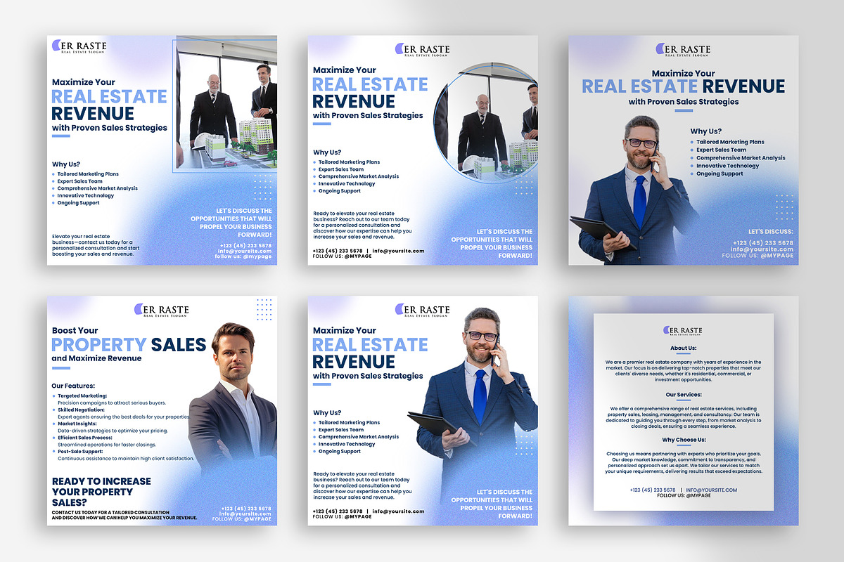 Real Estate Social Media Banners, a Social Media Template by PixelsDesign (Photo 3 of 4)