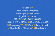 Retropix Pixel Game Font, a Font by alpercakici (Thumbnail 8 of 9)