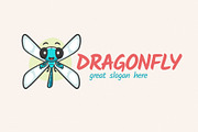 Dragonfly Logo Mascot, an Animal Illustration by Sargatal (Thumbnail 2 of 4)