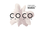 Coco Gothic - 36 fonts, a Sans Serif Font by Zetafonts (Thumbnail 1 of 10)