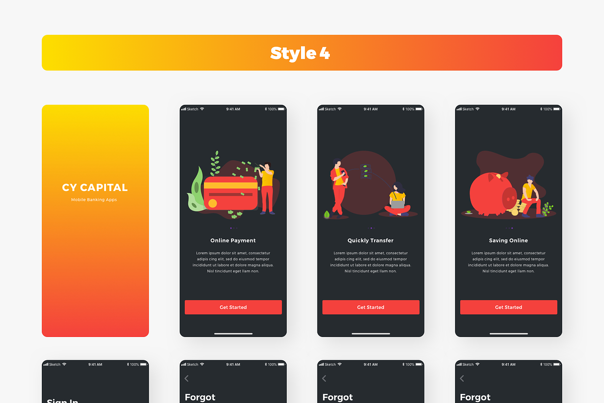 Cy Capital Bank App UI Kit, an App Template by Capi Product (Photo 16 of 18)