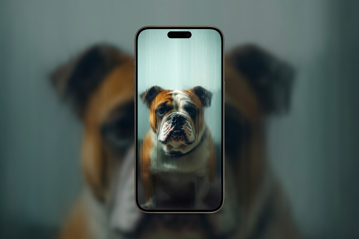 Glass Phone Wallpapers Pack, a Wallpaper Graphic by Nazar Hrabovyi (Photo 4 of 10)