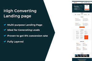 High Converting Landing Page