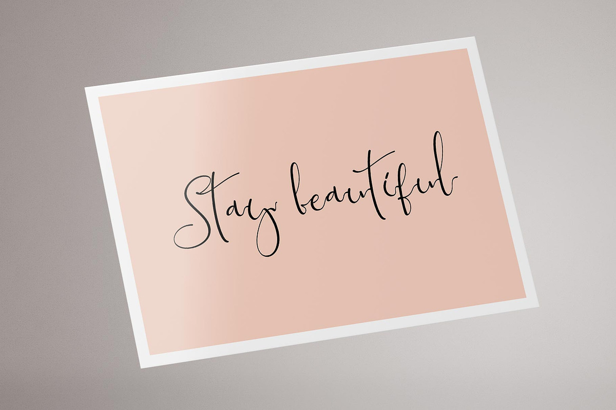 Majestic - Handwritten Script Font, a Script Font by Fonteca (Photo 2 of 4)