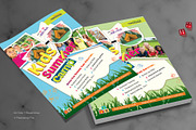 Kids Summer Camp Flyer Template, a Flyer Template by Pixavics (Thumbnail 2 of 3)