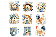 Pastel Green Easter Clipart, an Illustration by Designworld (Thumbnail 5 of 8)