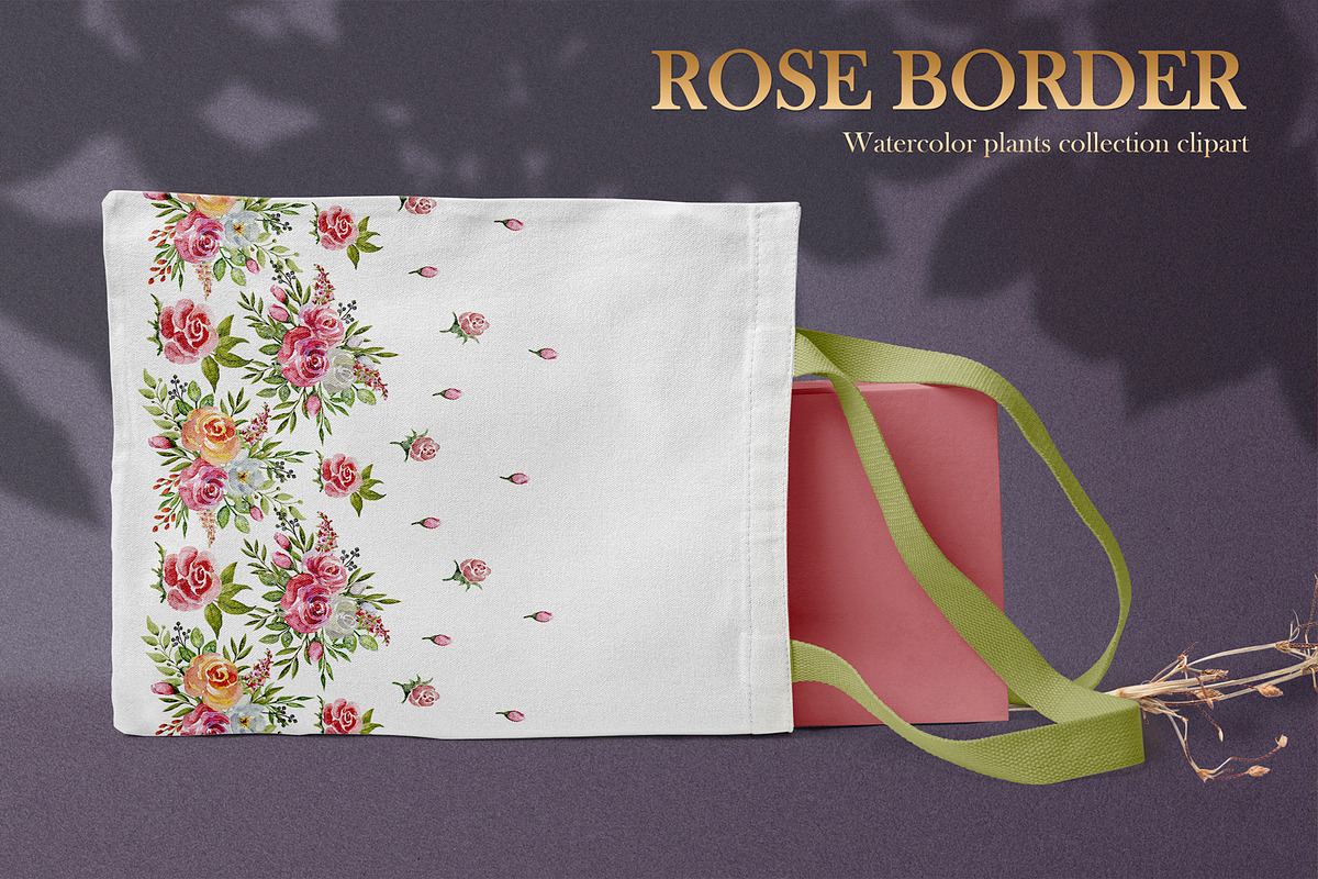 ROSE MOOD Patterns & Borders, a Pattern Graphic by NGliory (Photo 6 of 9)
